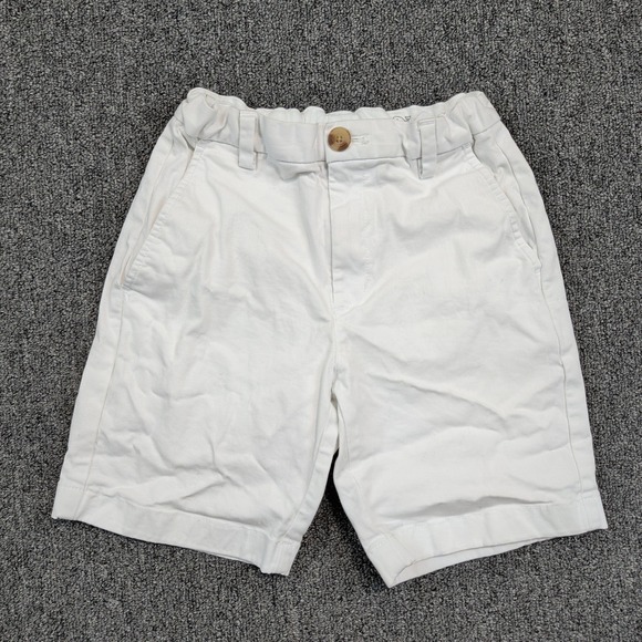 Vineyard Vines Preppy Chino Shorts Size 8 White Cotton Golf Coastal Classic — photo 2